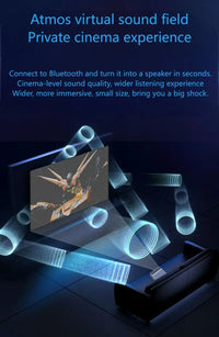 HKM-238739 Portable Ultra-Clear 4K Projector with Auto-Focus and Wireless Android Direct Projection