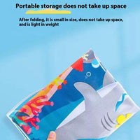 HKM-2388157 Cooling Pet Water Bed Cushion for Dogs and Cats - Inflatable Ice Pad with Fun Underwater Designs - 65cm and 100cm Sizes Available