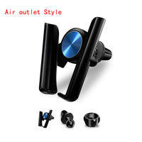 HKM-238931 Universal Automatic Clamping Car Mobile Phone Holder for Air Outlet and Dashboard