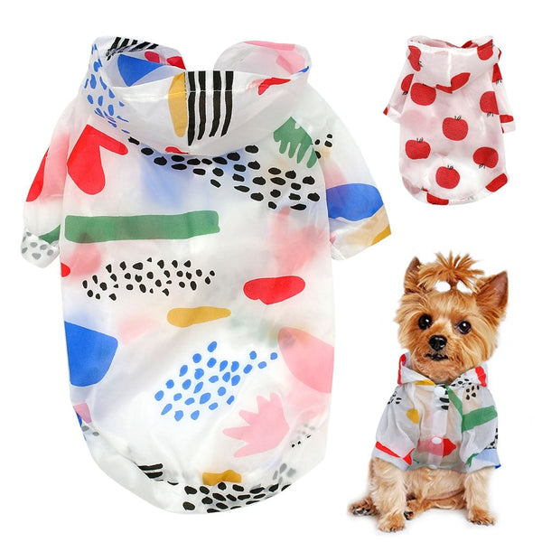 HKM-2389693 Breathable Sun Protection Clothing for Dogs - Casual Style in Sydney, Apple, Pineapple, Multicolored Sizes S-XL