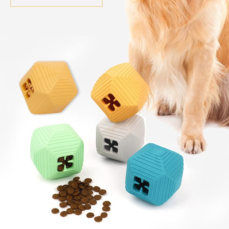 HKM-2389949 Durable Rubber Ball Pet Puzzle Toy for Interactive Play and Training