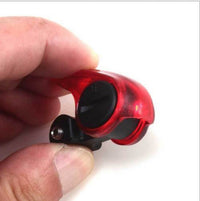 HKM-239059 Mini Bicycle Brake Warning Light - Waterproof LED Turn Signal for V-Brake and Disc Brake Systems
