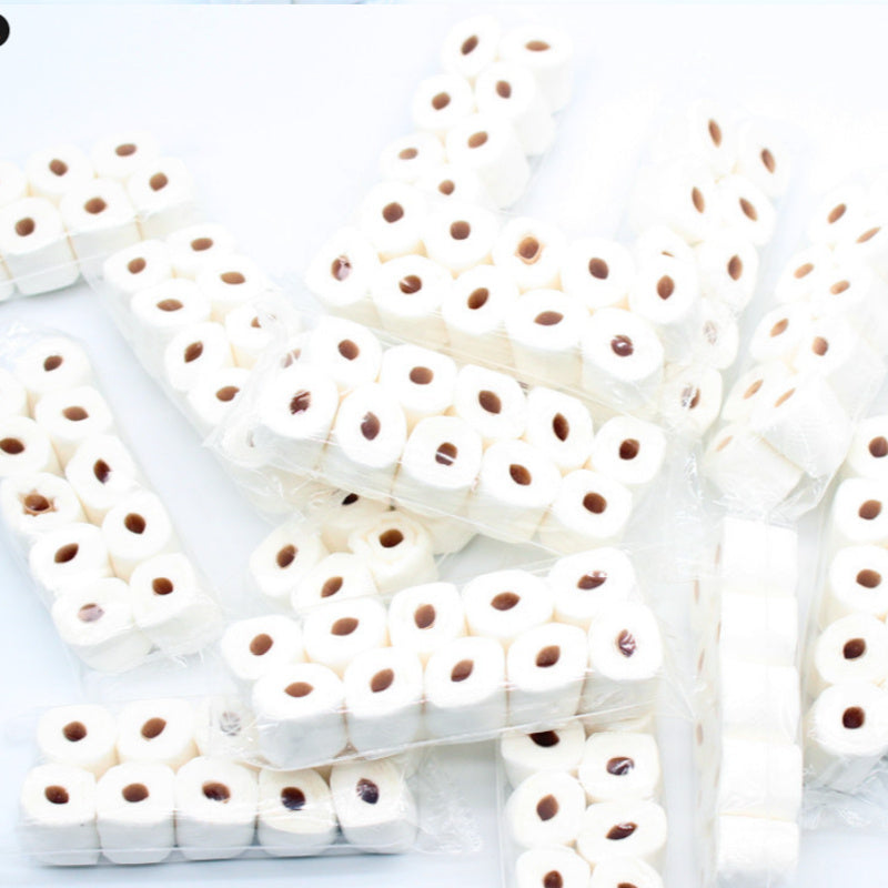 HKM-239059 Simulated Tissue Roll for Play: Paper Model for Kids, 30x15x80mm