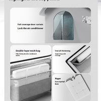 HKM-2391357 Pet Air-Conditioned Room for Cats and Dogs - Includes Ice Bags and Mesh Accessories