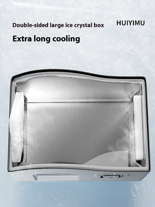 HKM-2391357 Pet Air-Conditioned Room for Cats and Dogs - Includes Ice Bags and Mesh Accessories