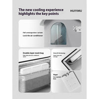 HKM-2391357 Pet Air-Conditioned Room for Cats and Dogs - Includes Ice Bags and Mesh Accessories
