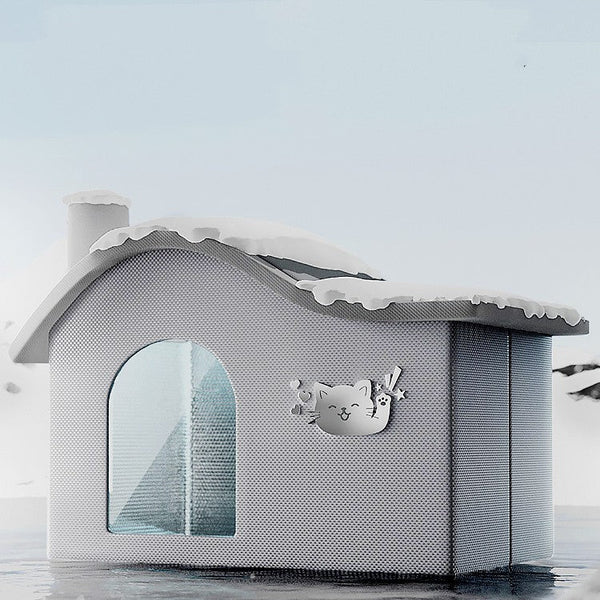 HKM-2391357 Pet Air-Conditioned Room for Cats and Dogs - Includes Ice Bags and Mesh Accessories