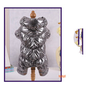 HKM-2391485 Warm Cotton Dog Clothing for Pets - Available in Red, Blue, Black, Earth Gold, and Silver