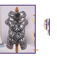 HKM-2391485 Warm Cotton Dog Clothing for Pets - Available in Red, Blue, Black, Earth Gold, and Silver