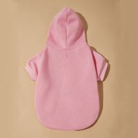 HKM-2392381 Multicolor Padded Hooded Dog Coat - Warm Casual Sweater for Pets