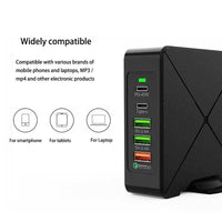 HKM-239251 Universal 75W Multi-Port Charger with Optional Wireless Charging for Global Use