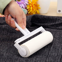 HKM-2392893 Large Tearable Hair Removal Sticker - 16cm, 60 Layers, White Plastic