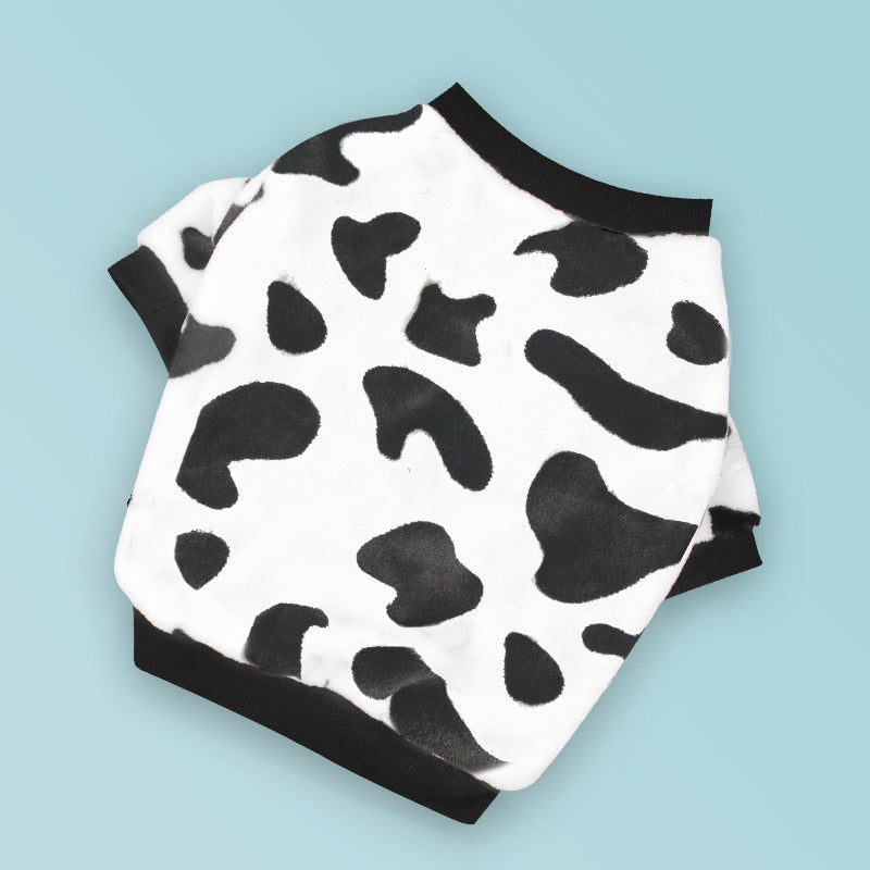 HKM-2393917 Cozy Coral Fleece Dog Pajamas for Winter - Multiple Sizes Available