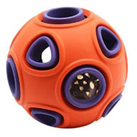 HKM-2394557 Interactive Dog Ball Toy with Ring Bell and Squeak for Pet Exercise and IQ Development