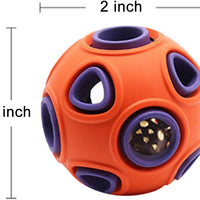 HKM-2394557 Interactive Dog Ball Toy with Ring Bell and Squeak for Pet Exercise and IQ Development