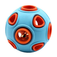 HKM-2394557 Interactive Dog Ball Toy with Ring Bell and Squeak for Pet Exercise and IQ Development