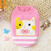HKM-2395453 Fleece Cartoon Milk Vest for Dogs and Cats - Autumn and Winter Wear