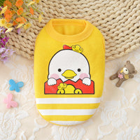 HKM-2395453 Fleece Cartoon Milk Vest for Dogs and Cats - Autumn and Winter Wear