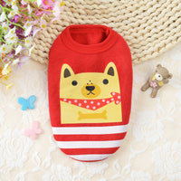 HKM-2395453 Fleece Cartoon Milk Vest for Dogs and Cats - Autumn and Winter Wear