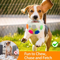 HKM-2395709 Durable Football Tennis Ball Shaped Dog Toy for Outdoor Training and Teething Relief