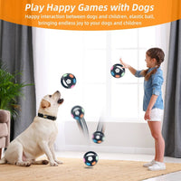 HKM-2395709 Durable Football Tennis Ball Shaped Dog Toy for Outdoor Training and Teething Relief