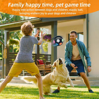 HKM-2395709 Durable Football Tennis Ball Shaped Dog Toy for Outdoor Training and Teething Relief
