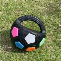 HKM-2395709 Durable Football Tennis Ball Shaped Dog Toy for Outdoor Training and Teething Relief