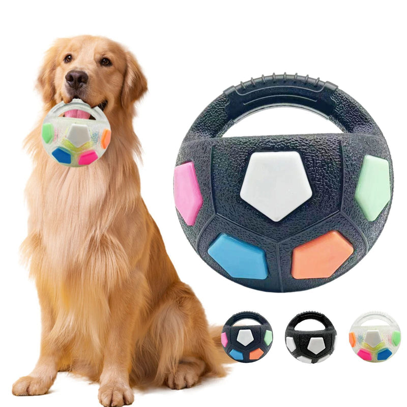 HKM-2395709 Durable Football Tennis Ball Shaped Dog Toy for Outdoor Training and Teething Relief