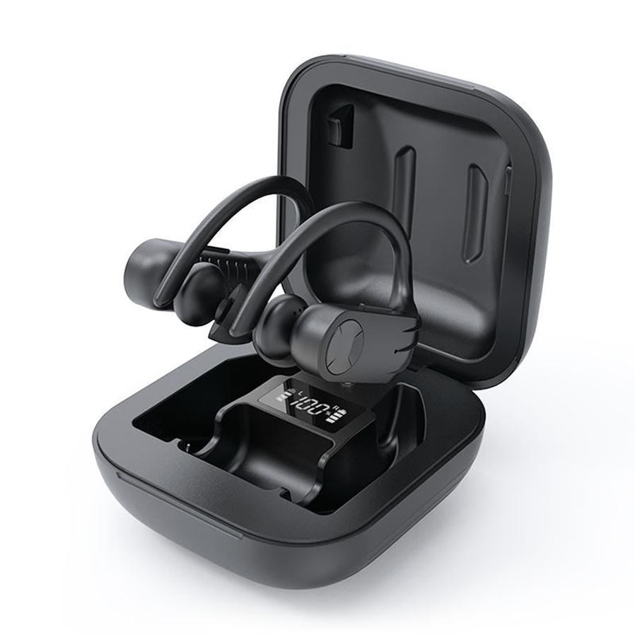 HKM-239571 Wireless Stereo Headset with LED Digital Display and Bluetooth 5.0 Technology