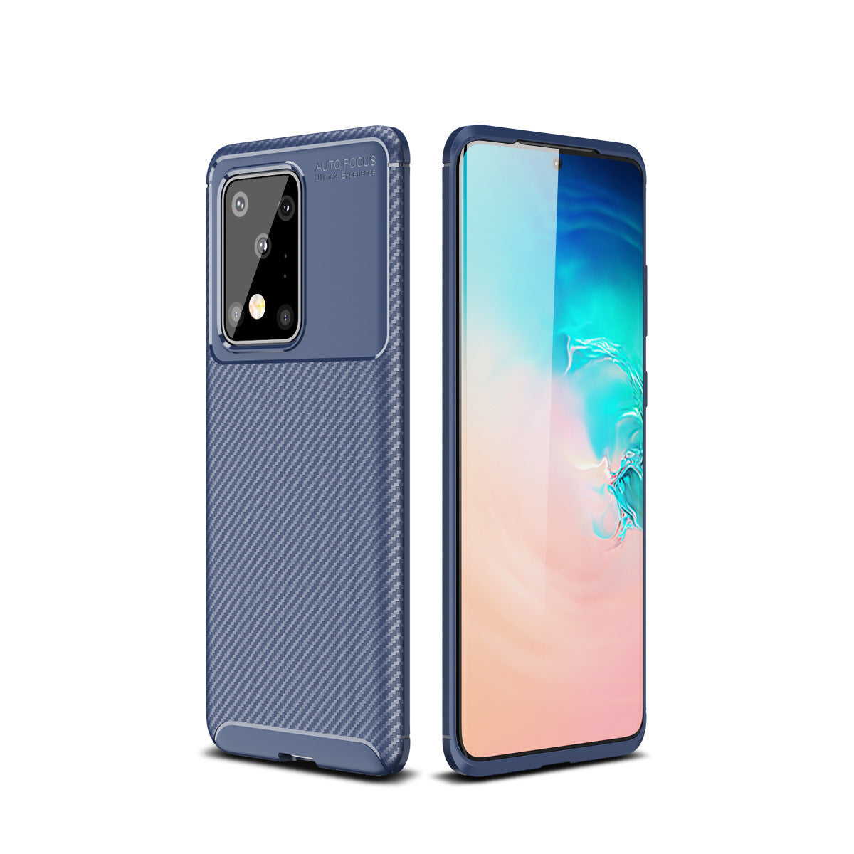 HKM-239635 Sleek TPU Back Cover Phone Case in Solid Color for Business Style