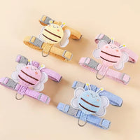 HKM-2396861 Adjustable Pet Harness Vest with Wing Decoration for Cats and Small Dogs, Comfortable and Durable Polyester Design