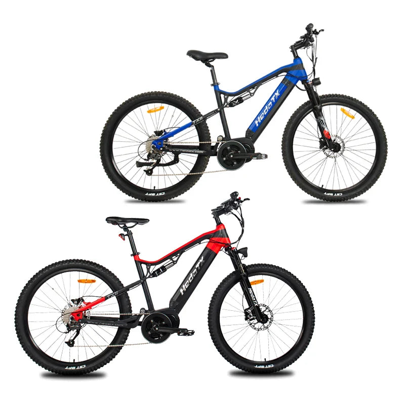 HKM-239699 High-Speed 27-Speed 48V Electric Mountain Bike with 500W Motor and Hydraulic Disc Brakes