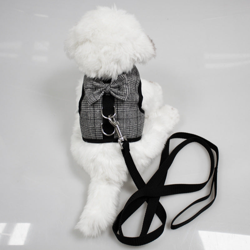 HKM-2397629 Plaid Dog Vest - Breathable Velcro Design for Small to Large Breeds