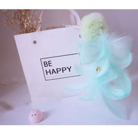HKM-2397885 Colorful Feather Cat Stick with Hanging Balls for Interactive Play