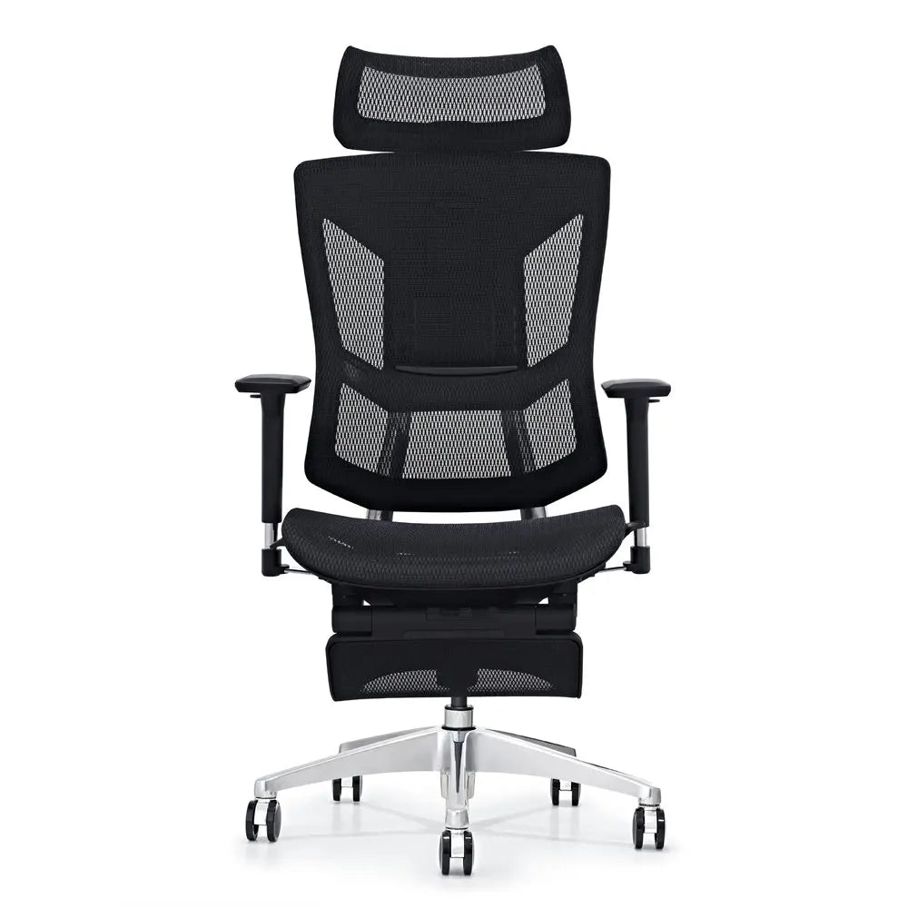 HKM-239827 Ergonomic Mesh Office Chair with Foot Rest - SHUNMAS SM009DS-A-L Model