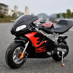 HKM-239955 49cc Adult Mini Gasoline Scooter with Disc Brakes and Chain Drive - Max Speed 60km/h