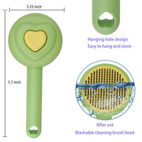 HKM-2400317 Pet Hair Removal Comb for Cats and Dogs with One-Click Release Feature