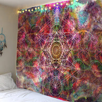 HKM-240083 Nordic Style Polyester Hanging Cloth Tapestry - Landscape Design, Multiple Sizes Available