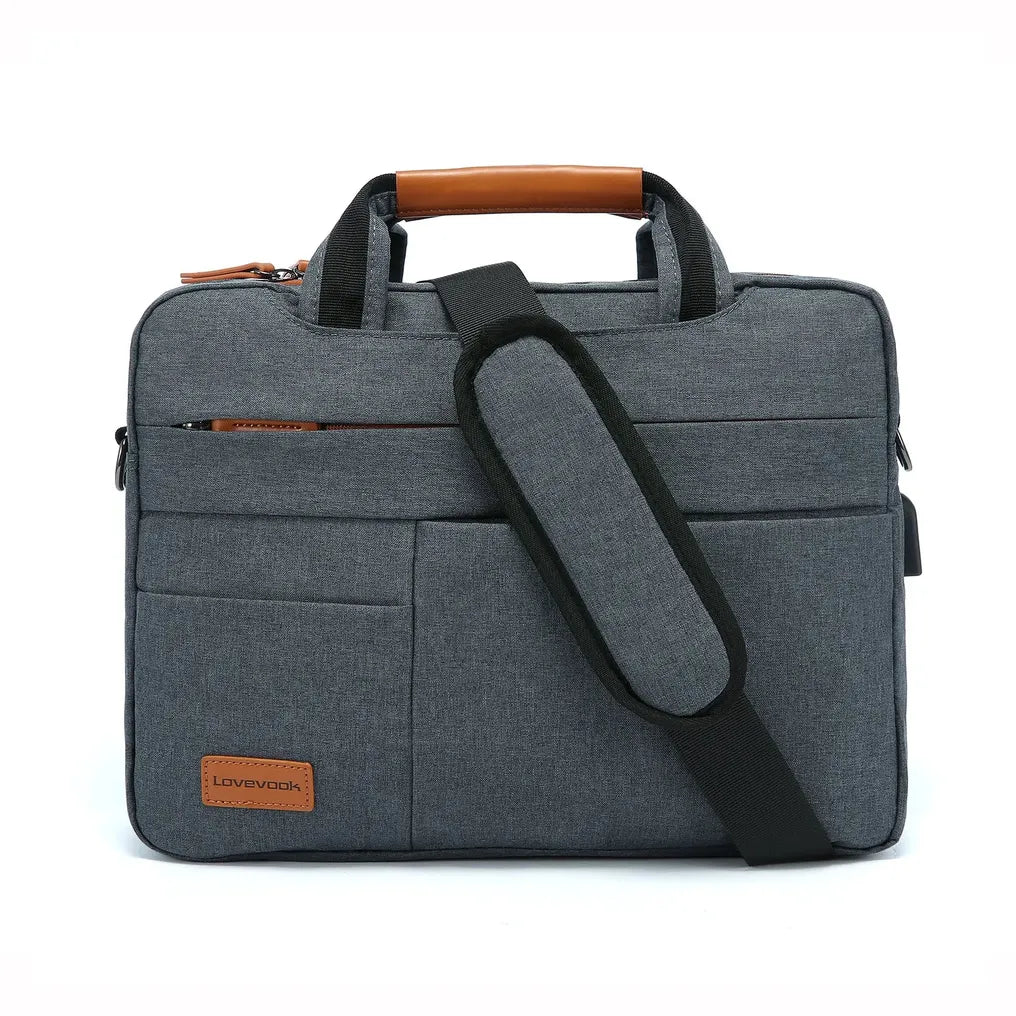 HKM-240083 Versatile Waterproof Briefcase for 14 to 17 Inch Laptops and Tablets, Ideal for Work and Travel