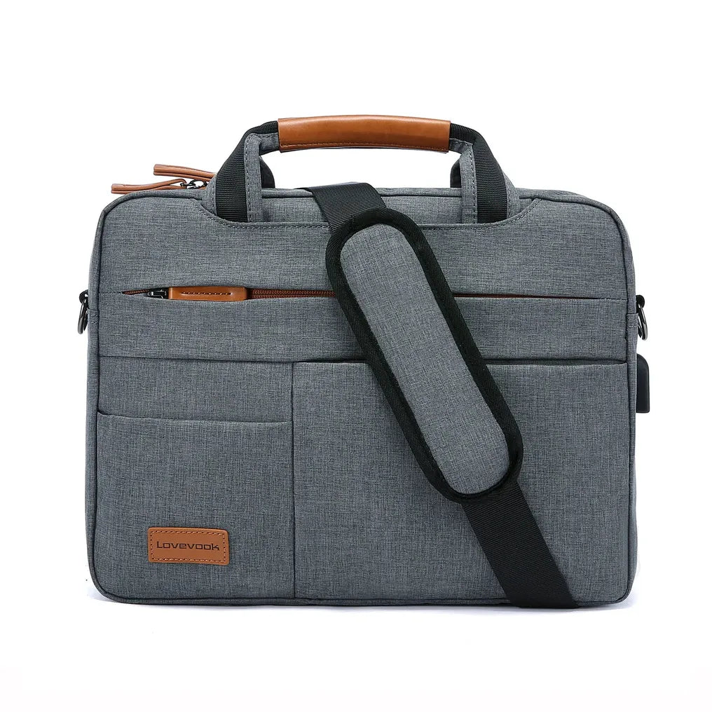 HKM-240083 Versatile Waterproof Briefcase for 14 to 17 Inch Laptops and Tablets, Ideal for Work and Travel