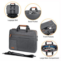 HKM-240083 Versatile Waterproof Briefcase for 14 to 17 Inch Laptops and Tablets, Ideal for Work and Travel