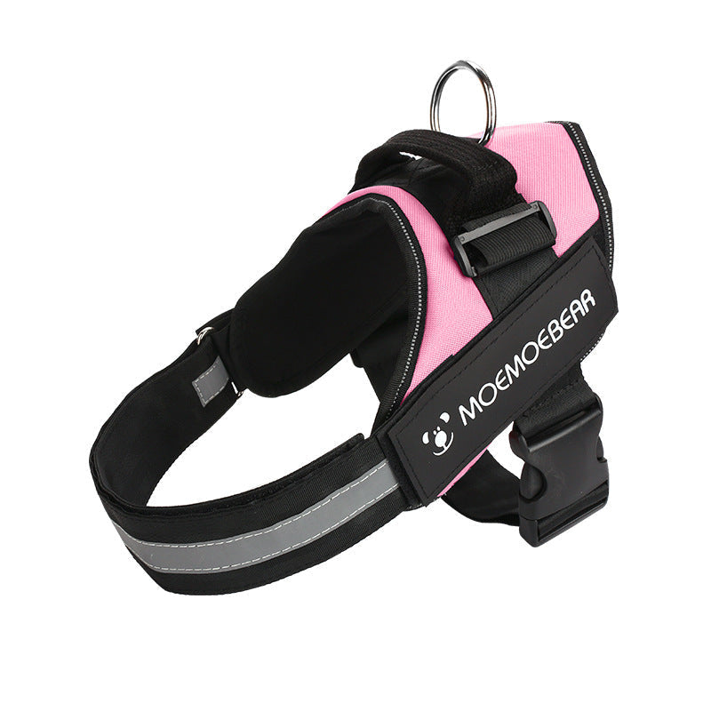 HKM-2402109 Durable Oxford Cloth Pet Dog Chest Strap in Various Colors