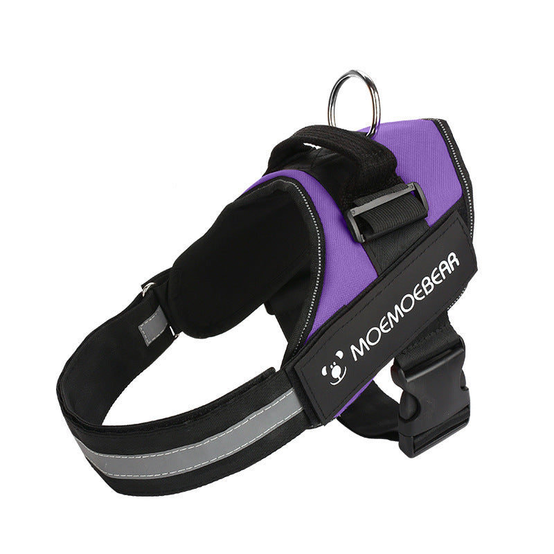 HKM-2402109 Durable Oxford Cloth Pet Dog Chest Strap in Various Colors