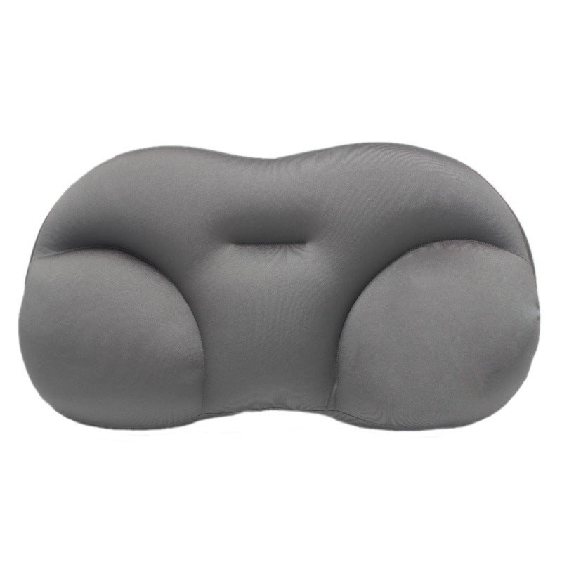 HKM-240211 Bodyluv Butterfly Pillow - 3D Ergonomic Design for Comfortable Sleep - Washable Microair Ball Filler - Available in Light Grey & Dark Grey