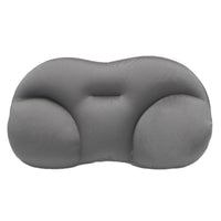 HKM-240211 Bodyluv Butterfly Pillow - 3D Ergonomic Design for Comfortable Sleep - Washable Microair Ball Filler - Available in Light Grey & Dark Grey