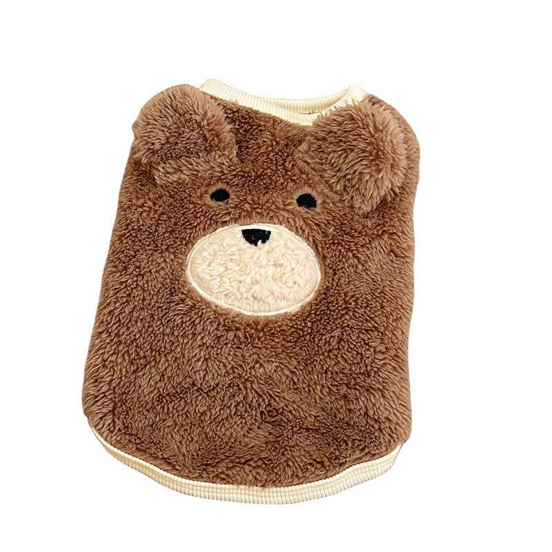 HKM-2403389 Fleece-lined Winter Dog Apparel ¨C Warm Cute Clothes for Small to Larger Breeds