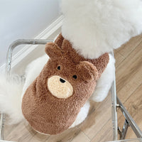 HKM-2403389 Fleece-lined Winter Dog Apparel ¨C Warm Cute Clothes for Small to Larger Breeds