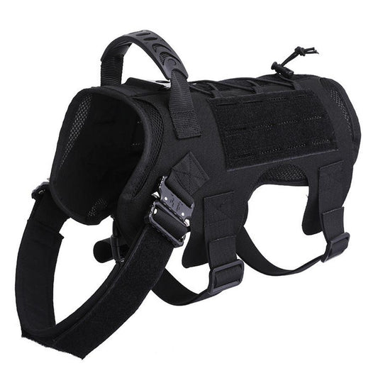 HKM-240403 Durable Oxford Combat Dog Vest with Chest Strap for Outdoor Activities
