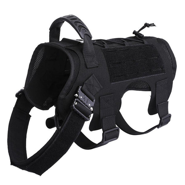HKM-240403 Durable Oxford Combat Dog Vest with Chest Strap for Outdoor Activities