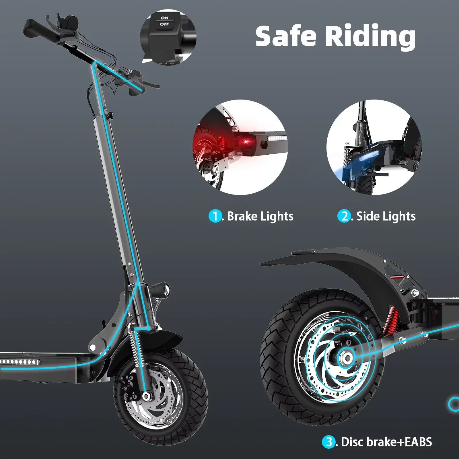 HKM-240403 Electric Scooter X750 for Adults - 80KM Range, 65KM/H Speed, 1600W Motor, Foldable Design